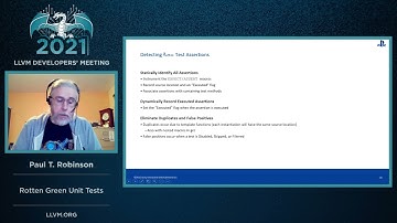 2021 LLVM Dev Mtg “Rotten Green Unit Tests”