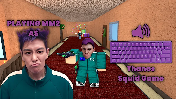 THANOS (SQUID GAME) DESTROYS TEAMERS IN MM2 + GAMEPLAY (KEYBOARD ASMR)