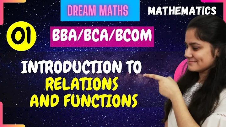 Introduction to relations|Equivalence relation|Relations and functions|BCA Maths|BBA|BCOM