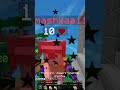 Solo skywars teaming 1v2 clutch #shorts