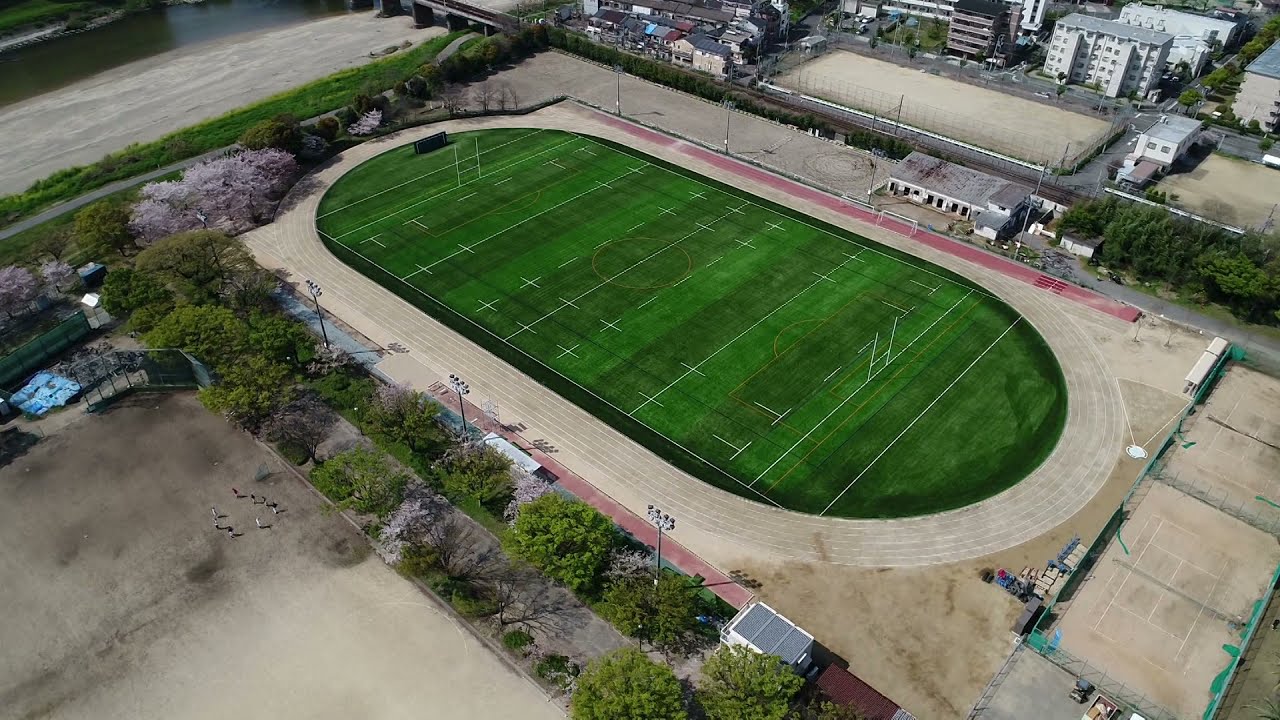 人工芝導入実績 大阪市立大学杉本キャンパス陸上競技場 Youtube