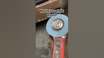 How to loosen a grinder wheel