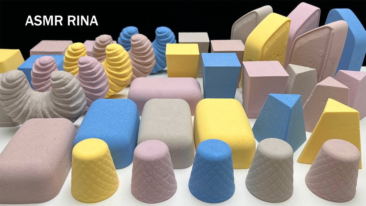 ASMR soft crunchy baking soda