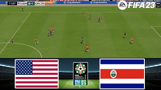 FIFA 23 - USA vs Costa rica 22/5/2024 - FIFA Women's World Cup 2023 - Gameplay PS5