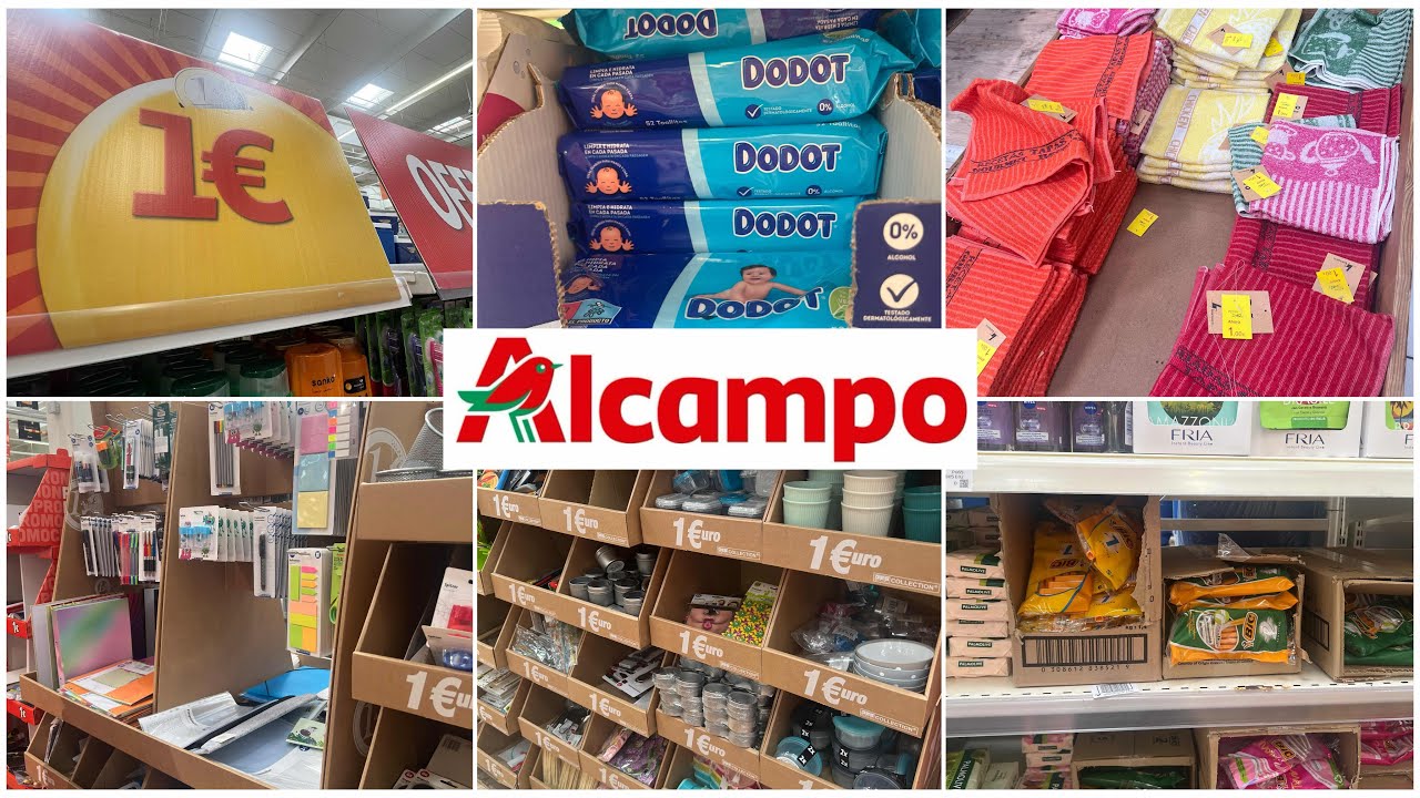 ALCAMPO 🔥🛒🛍️ TODO 1€ ZONA DE BAZAR Y CUIDADO PERSONAL Abril 2025 