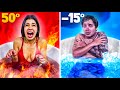 ¡BAÑERA CALIENTE vs FRÍA! EL ÚLTIMO EN SALIR GANA (DESAFÍO EXTREMO)