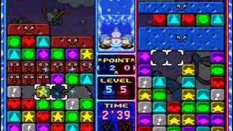 Tetris Attack Vs. Level 5 Computer