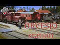 A day at Örvesjö station - a model railroad