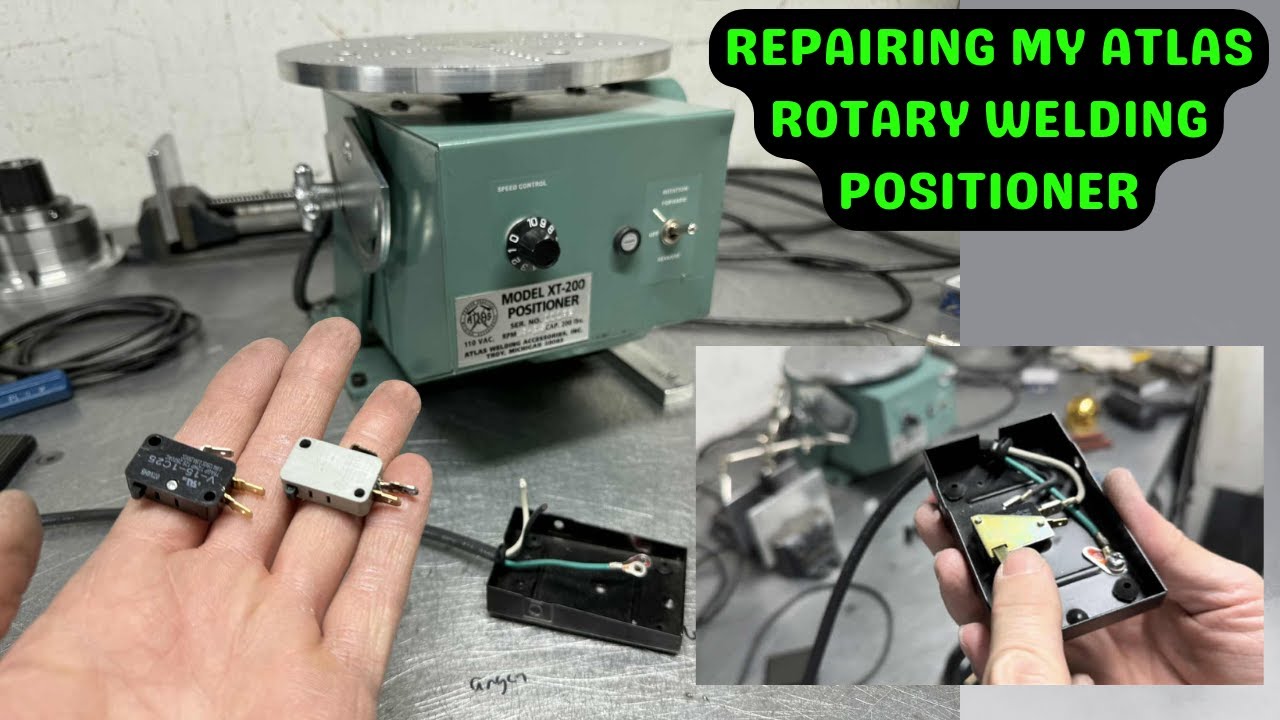 I melted the foot pedal micro switch in my ATLAS Rotary Welding Positioner 