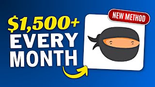 Earn $1,500+ PER Month with a Brand-New Method (Make Money Online)