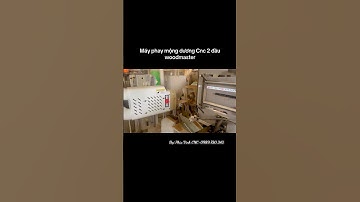 Máy phay mộng dương Cnc 2 đầu woodmaster #mayphaymongduongcnc #wood
