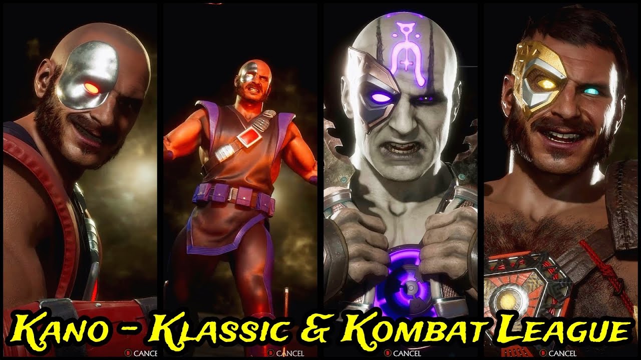 Kano - Intros & Victories - Klassic & Kombat League Skins - Mortal ...