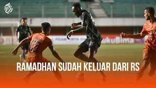 Saat Pemain Persiraja, Ramadhan Jatuh Terkena Bola Pemain Persib