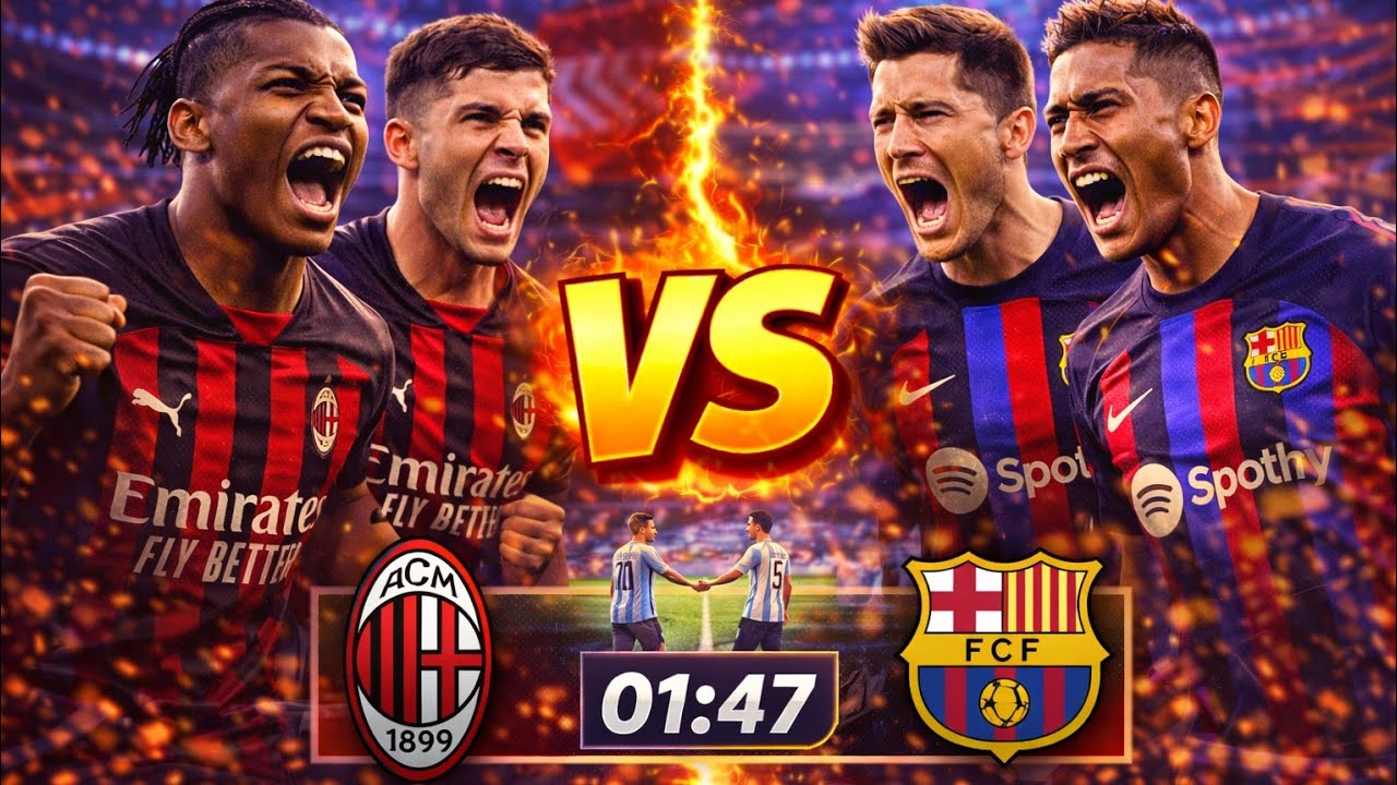 AC Milan vs Barcelona 2v2 😤🔥 | FC24 w/ @jADELONERBOY
