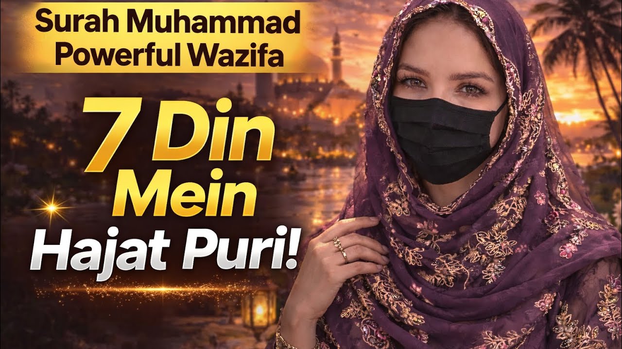 I swear Surah Muhammad wazifa magically works 100% in just 7 days for every hajat