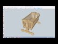 I make a 1/6th scale Baby Cradle for dolls I make a 1/6th scale Baby Cradle for dolls
