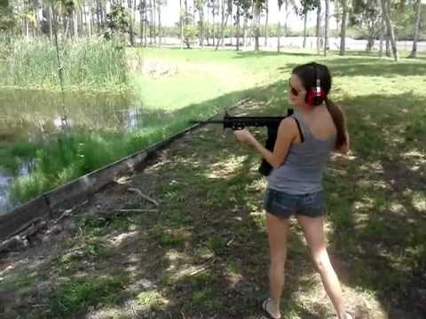 Girls shooting big guns - YouTube