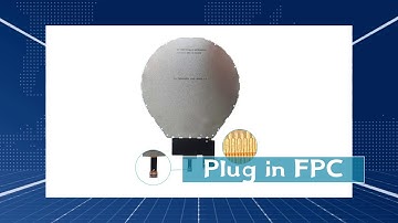 3.4inch 800x800 MIPI to hdmi Circular LCD Screen  IPS Round LCD Display with Capacitive Touch Panel