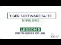 Tiger Software Suite v8: Tutorial Series, Lesson 5 - Insert graphic with text label