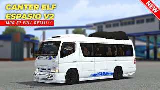 RILISS!! MOD CANTER ELF ESPASIO V2 NDR CONCEPT TERBARU FULL DETAIL |bussid v4.3 screenshot 5