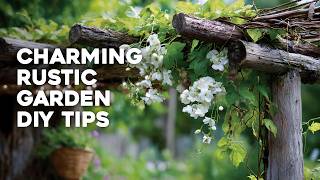 🌿 Rustic Garden Retreat: DIY Tips for Creating a Cozy, Nature-Filled Outdoor Space
