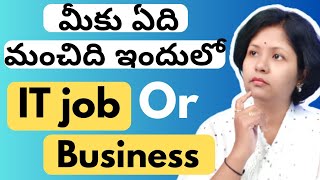 Job vs Business Which Is Best? Telugu Video | @Pashams