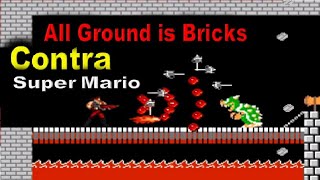 Contra Super Mario Crossover 4 All Ground is Bricks screenshot 3