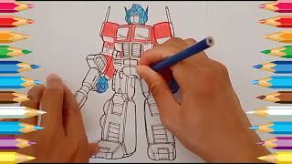 Coloring Transformer | Transformer Coloring Book | Transformer Coloring Pages