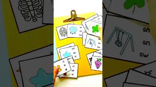 Beginning Blends Sound Worksheets | Phonics Practice for L, R & S Blends