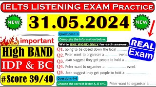 ielts listening practice test 2024 with answers | 31.05.2024