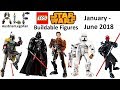 Lego Star Wars Buildable Figures First Half 2018 - Compilation of all Sets - Lego Speed Build Review