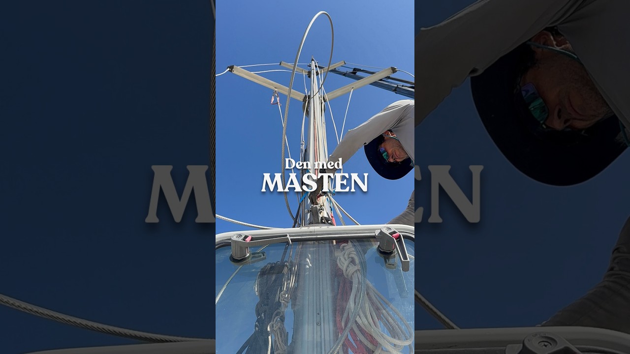 ⁣Nyt skivgat og ny stående rig inden Atlanten! #circumnavigation