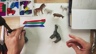 видео: Лепка животного на каркасе картинка: Лепка животного на каркасе