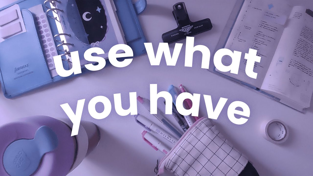 stop buying stickers: my low-buy stationery tricks