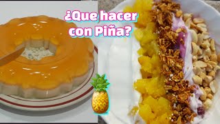 Gelatina Piña con Coco