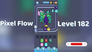 🎮 Pixel Flow Level 182 Walkthrough | Go Answer 🧩✨