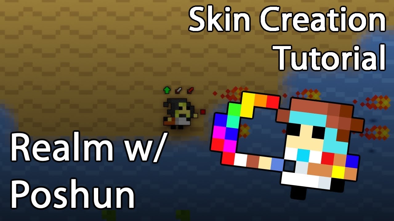 rotmg skin creation tutorial using paint net youtube