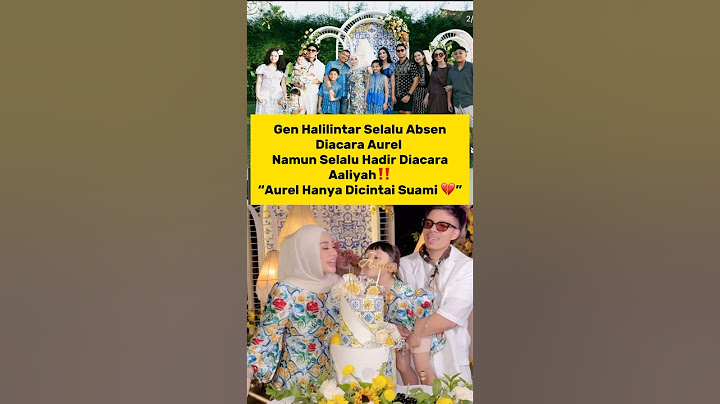 Gen Halilintar Tak Pernah Hadir untuk Aurel, Tapi Selalu Ada untuk Aaliyah⁉️ #aurelhermansyah