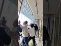 Huge Glass Install Trick! #HomeRenovation