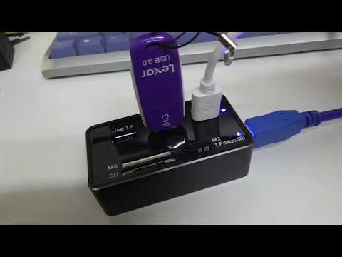 USB 3.0 Hub & Card Reader (SD,TF,MS,M2)