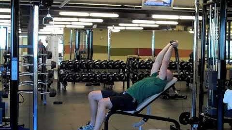 Self Made Exercise Index:  Incline Rope Extension