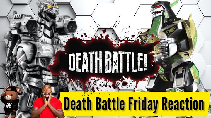 Death Battle Friday's | Dragonzord Vs MechaGodzilla (Power Rangers Vs Godzilla) | Reaction