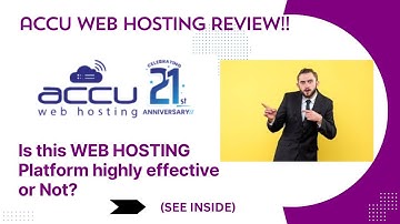 ACCU web hosting REVIEW- Is this Web Hosting Platform highly effective or Not? See(View Before use)