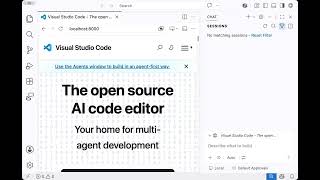 Visual Studio Code 1.122 - Agregar captura de pantalla del navegador como contexto de chat