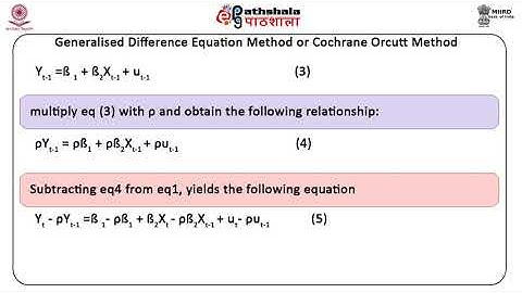 M-19. Remedies of autocorrelation