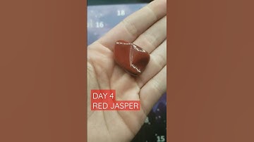Gemstone Advent Calendar w/@energywitchb #redjasper #gemstones #adventcalendar #crystals  #witchlife