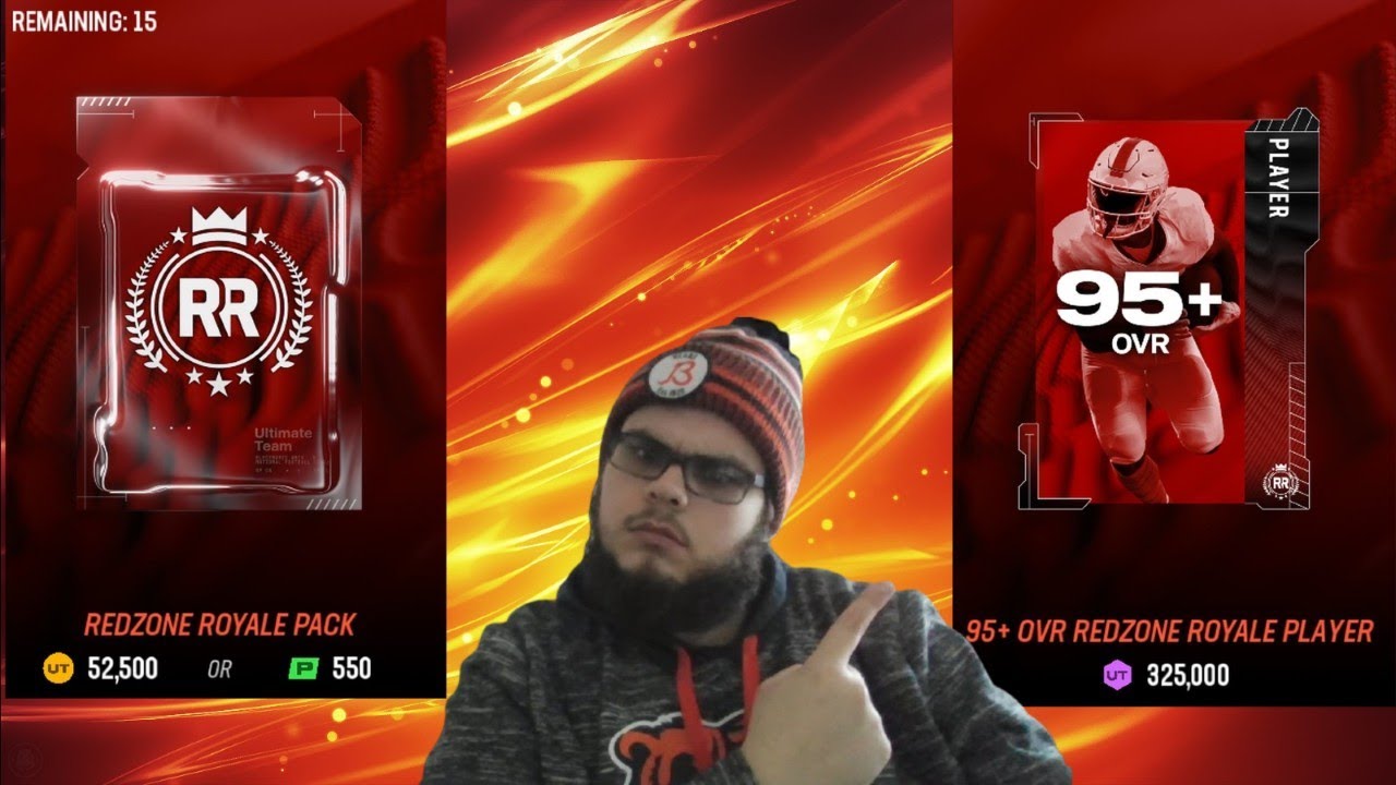 Reddzone Box HUGE 95+ REDZONE ROYALE PACK OPENING! OPENING ALL THE REDZONE ROYALE ...