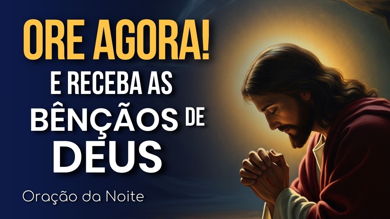 DURMA EM PAZ NOS BRAÇOS DE DEUS | ORAÇÃO DA NOITE PARA ACALMAR O CORAÇÃO.