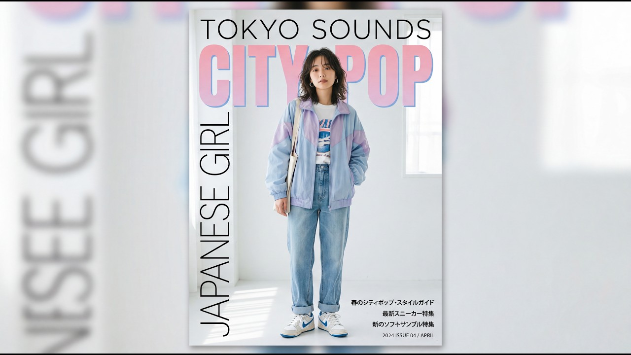 Tokyo Spring Pop 🌸 | Japanese City Pop 🎶 | Soft Retro Fashion