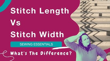 😎 Steeklengte en steekbreedte uitgelegd